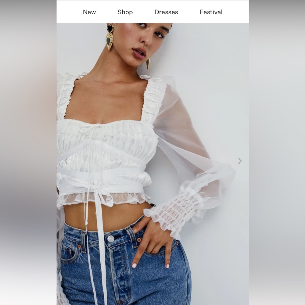 For Love and Lemons Gabrielle Top